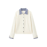Women's Colorblock Layered-Look Knit Cardigan
